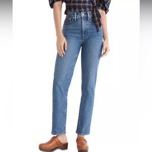 Madewell The Perfect Vintage Straight Jean in Mayfield Wash